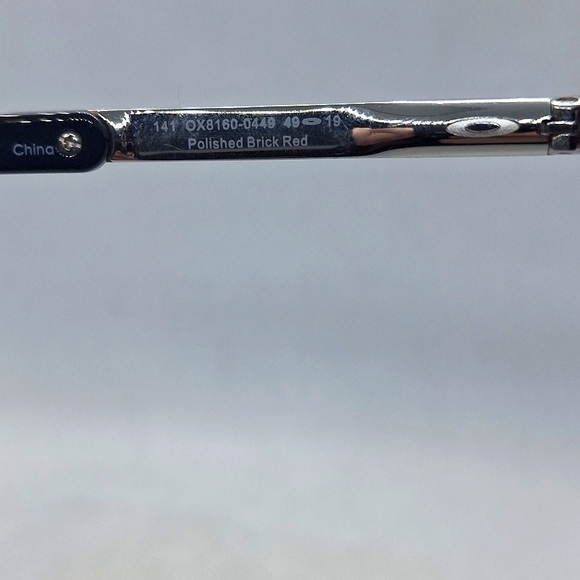 OAKLEY SIDESWEPT RX OX8160-0449 Polished Brick Red 49-19-141 Rx Eyeglass Frame - Picture 5 of 7